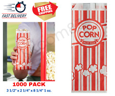 Disposable Concession Popcorn Bags 1000 Count 3 12 X 2 14 X 8 14 1 Oz.