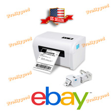 4x6 Thermal Shipping Label Barcode Printer Fits Amazon Ebay Bluetooth Free Stand