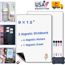 12x9 Magnetic Dry Erase Board Whiteboard Home Office School Marker Note Board