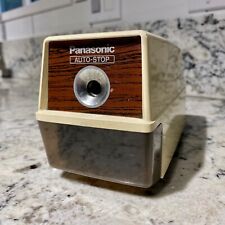 Vintage Panasonic Kp-100 Auto Stop Electric Pencil Sharpener Japan Tested 
