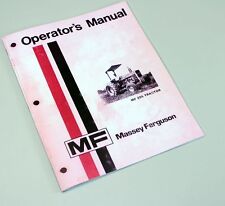 Massey Ferguson Mf 285 Tractor Owners Operators Manual Instruction Book