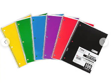 Mead Spiral 1-subject Subject Notebook Wide Ruled 100 Sheets Assorted Colors