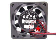 1pc Sepa Mfb60b-12h Dc12v 0.22a 6cm 2-wire Axial Flow Equipment Cooling Fan