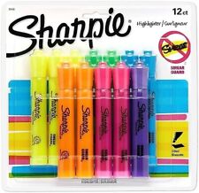 Sharpie Markers Highlighters Assorted Colors Fluorescent Large Bright Ink Tip