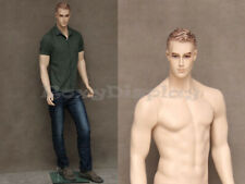 Realistic Male Mannequin With Molded Hair Mz-wen2