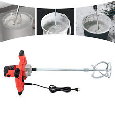 1500w Electric Plaster Paddle Mixer Drill Mortar Cement Paint Stirrer