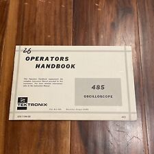 Tektronix 485 Oscilloscope Operators Handbook Manual 070-1194-00
