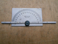 Starrett No. 493b Protractordepth Gage With 6 Inch Long Ruler. Made In The Usa