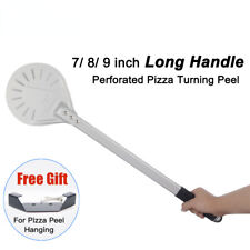 Long Handle Perforated Pizza Shovel Aluminum Pizza Peel Paddle Small Pizza Tool
