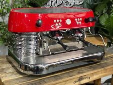 Brasilia Excelsior 2 Group Red Espresso Coffee Machine