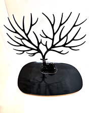 Jewelry Blk Deer Tree Stand Display Organizer Necklace Ring Earring Holder Rack