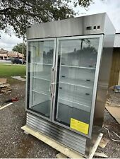 Fricool 54 Two Glass Door Commercial Reach-in Refrigerator New