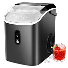 Ice Maker Countertop Chewable Pebble Ice 34lbs Per Day Crunchy Pellet Ice Cube