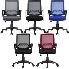 Mesh Office Chairs Ergonomic Desk Chair Computer Mid Back Task Chair With Wheels