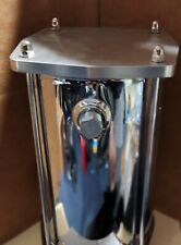Lowrider Hydraulic Chrome Tank With Raw Backing Plate And Rods