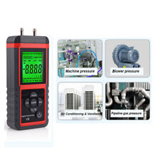 12 Pressure Units Digital Manometer Differential Air Gas Meters Guage Record