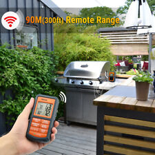 Thermopro Wireless Digital Meat Cooking Thermometer Dual Probe With Timer 300ft