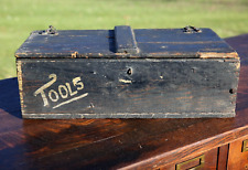 Antique Machinist Tool Box Vintage Cabinet Primitive Chest Vintage Very Old