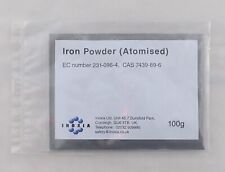 Iron Metal Powder Metallic Fe. Atomized Ultra Fine 100g-25kg