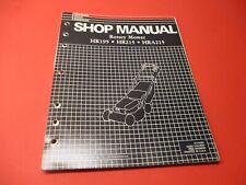 Oem Original Honda Shop Manual Hr195 Hr215 Hra215 Rotary Mower