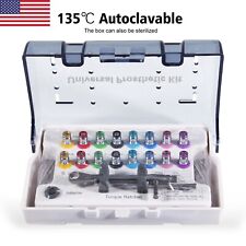 Dental Universal Implant Prosthetic Kit Torque Wrench Screw Drivers Remover Box