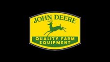John Deere Vintage 1950 Yellow Historic Redrawn Emblem Sticker Decal
