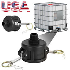 275 330 Gallon Ibc Tote Water Tank Drain Adapter 2cam Lock For Garden Hose 34