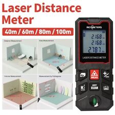 330ft263ft Digital Laser Distance Meter Range Finder Measure Ruler Rangefinder