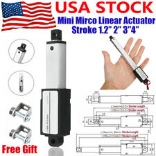 Mini Micro Linear Actuator 12v 1 1.2 2 3 4 Stroke Fast Speed Up To 6inchs