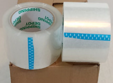 2 Rolls 3 Extra-wide Clear Shipping Packing Moving Tape 110 Yard330 Ea 1.6mil