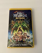Jimmy Neutron Boy Genius Nickelodeon Vhs 2002 Clamshell