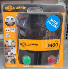 Gallagher M60 Fence Energizer 10 Miles 40 Acres Lightning Protected G383414