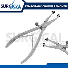 Temporary Crown Remover Forceps Pliers - Rubber Tips - Dental German Grade