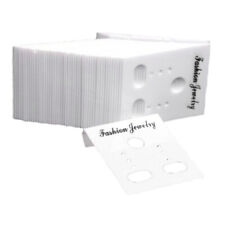 1000pcs Earring Display Cards Wholesale Bulk Jewelry Packaging White 1