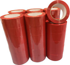 Red Color Carton Sealing Packing Box Shipping Tape Case 36 Rolls 2 X 110