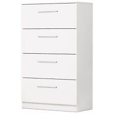 Filing Cabinet 4-drawer Organizer Vertical File Cabinet Office Storage W Lock