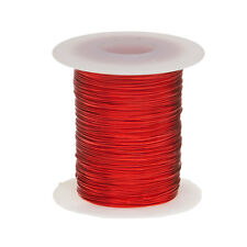22 Awg Gauge Enameled Copper Magnet Wire 2 Oz 63 Length 0.0263 155c Red