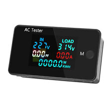 Digital Voltmeter Ac 0-500v 5in1 Power Energy Meter 0-100a Ammeter Color Screen