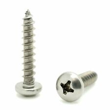 100 Qty 10 X 1 304 Stainless Steel Phillips Pan Head Wood Screws Bcp851