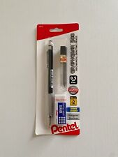 Pentel Graphgear500 Automatic Drafting Pencil With Lead And Mini Eraser 0.5mm