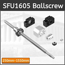 Cnc Ball Screw Set Sfu1605 L250mm-1550mm Nut Housingbkbf126.35x10 Coupler Us