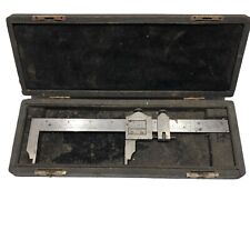 Vintage Starrett 122 Manual Outsideinside Diameter Vernier Caliper 0-6 W Case