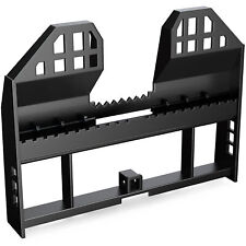 Pallet Fork Attachment Frame With 2 Receiver For Skid Steer Tractor 4000lbs