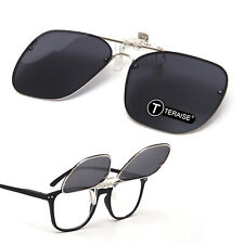 Teraise Clip On Sunglasses Flip Up Hd Polarized Unisex For Outdoordriving Uv400