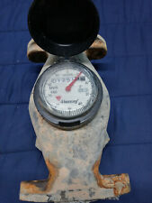 Hersey Mueller Mvr 160 Brass Water Meter 2 2-bolt Flange Potable Water Nsf61
