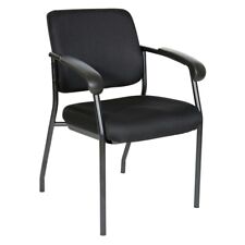 Visitors Chair Black Frame With Padded Arms