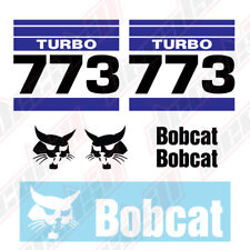 Bobcat 773 Turbo V2 Skid Steer Set Vinyl Decal Sticker - Aftermarket