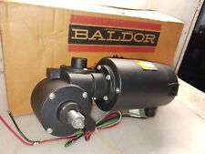 New Baldor 18 Hp Dc Electric Gear Motor 73-eb-0 Frame 90 Vdc 12 Rpm Output Dcpm
