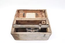Vintage Craftsman Surveying Transit Scope With Wooden Box