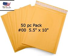 50 00 5x10 Kraft Paper Bubble Padded Envelopes Mailers Shipping Bags Usa